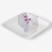 ワイルドフラー結婚の水色絵を描Str Peri ID954 ペーパープレート (傾斜あり)