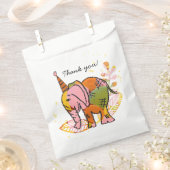 ワイルドフリーのサファリ10代のの共同誕生日パーティー フェイバーバッグ (クリップ留めされた状態)