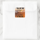 ワイルドフリーのシール スクエアシール (バッグ)