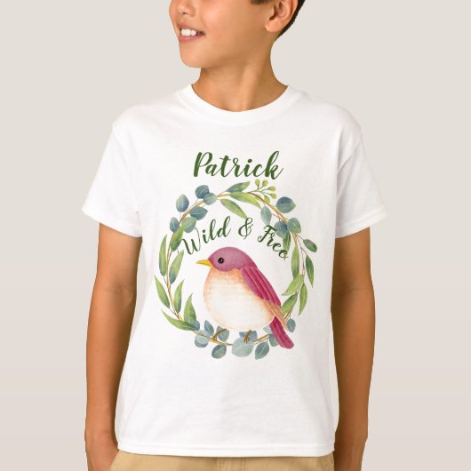 ワイルドフリーのソングバードTシャツ Tシャツ (正面)
