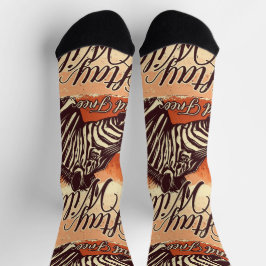 ワイルドフリーの靴下を履いている ソックス