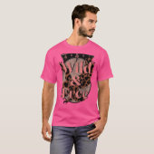 ワイルドフリーイーグルチータヒョウレトロ Tシャツ (正面フル)