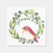 ワイルドフリーソングバード スタンダードカクテルナプキン (正面)