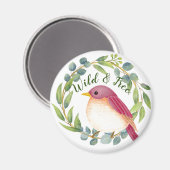 ワイルドフリーソングバード マグネット (正面/裏面)