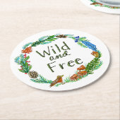 ワイルドフリーラウンドコースター ラウンドペーパーコースター (アングル)