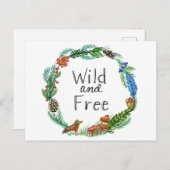 ワイルドフリー葉書 ポストカード (正面/裏面)