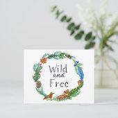 ワイルドフリー葉書 ポストカード (スタンド正面)