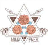 ワイルドフリーBohoバラビニル シール (正面)