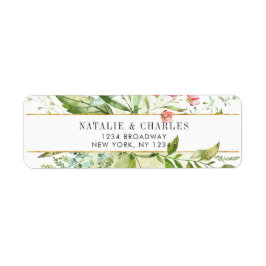 ワイルドフローラグリーンリーフ差出人住所 ラベル