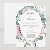 ワイルドフローラスペインの結婚式招待状 招待状 (正面/裏面)