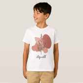 ワイルドフローラデザイン Tシャツ (正面フル)