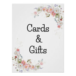 ワイルドフローラブーケバビシャワー ポスター