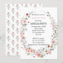 ワイルドフローラブーケバビシャワー