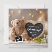 ワイルドフローラベビー発表ソーシャルメディア 招待状 (正面)