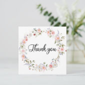 ワイルドフローラルの花 サンキューカード (スタンド正面)