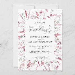 ワイルドフローラ赤面すべて結婚の 招待状
