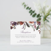 ワイルドフローラ開花 |披露宴挿入 招待状 (スタンド正面)