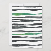 ワイルドブツサファライアニマル誕生日ありがとう サンキューカード (裏面)