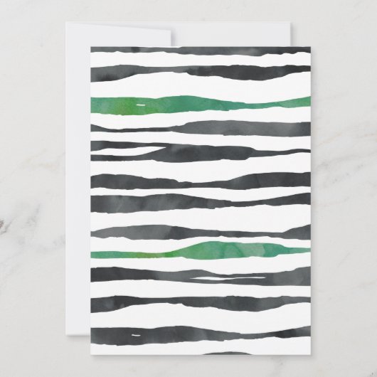 ワイルドブツサファライアニマル誕生日ありがとう サンキューカード (裏面)