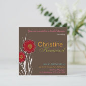 ワイルドブライダルシャワーの招待 招待状 (スタンド正面)