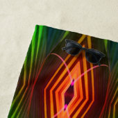 ワイルドブライトカラフル ビーチタオル (インサイチュ)