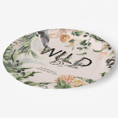 ワイルドブライド | ジャングル ブライダルシャワー ペーパープレート (アングル)