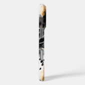 ワイルドブラッククリームヒョウアニマルプリント Case-Mate iPhoneケース (裏面 / 右)