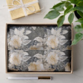 ワイルドブラッククリームヒョウ動物フローラ 薄葉紙 (ギフト)