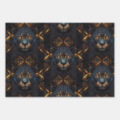 ワイルドブラックパンサーキャット ラッピングペーパーシート (正面3)