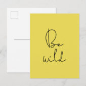 ワイルドブラックフォント ポストカード (正面/裏面)