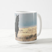 ワイルドブラックマスタングレノマグ コーヒーマグカップ (正面右)