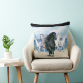 ワイルドブラック美しい クッション (椅子)