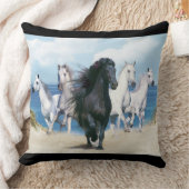 ワイルドブラック美しい クッション (ブランケット)