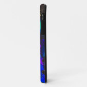 ワイルドブラック&パープルアルコールインク絵を描のiPhone Case-Mate iPhoneケース (裏面/左)