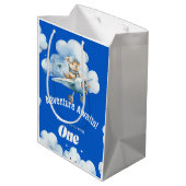 ワイルドブルーの向こうへ：テディの誕生日 ミディアムペーパーバッグ (裏面アングル)