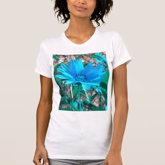ワイルドブルーサンフラワーTシャツ Tシャツ (正面)