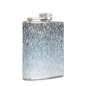 ワイルドブルーゼブラグラデーションプリント フラスク (右)