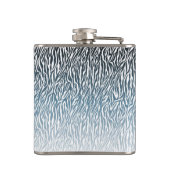 ワイルドブルーゼブラグラデーションプリント フラスク (裏面)