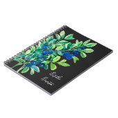 ワイルドブルーベリーノート ノートブック (左側)