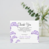 ワイルドブルーベル葬儀サンキューカード 招待状 (スタンド正面)