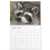 ワイルドブルーヨンダーアライグマの2019 カレンダー (2月 2027)