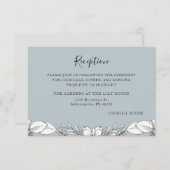 ワイルドブーケ披露宴カード | 空 エンクロージャーカード (正面/裏面)