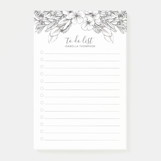 ワイルドブーケ植物学ポストイットノート ポストイット (正面)