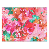 ワイルドブーゲンビリア、開花サマーフローラボヘミア テーブルクロス (正面(横))