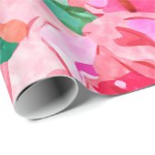 ワイルドブーゲンビリア、開花サマーフローラボヘミア ラッピングペーパー (ロールコーナー)