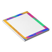 ワイルドブ絵を描ラシの色と音楽シート ノートパッド (アングル)