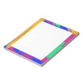 ワイルドブ絵を描ラシの色と音楽シート ノートパッド (回転)