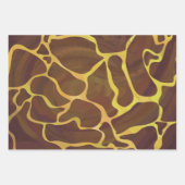 ワイルドプリントパターン ラッピングペーパーシート (正面)