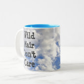 ワイルドヘアは月気に日にマグカップしない? ツートーンマグカップ (正面左)