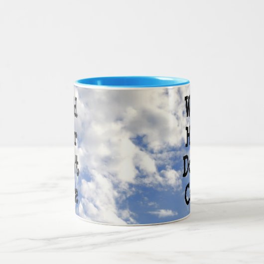 ワイルドヘアは月気に日にマグカップしない？ ツートーンマグカップ (中央)